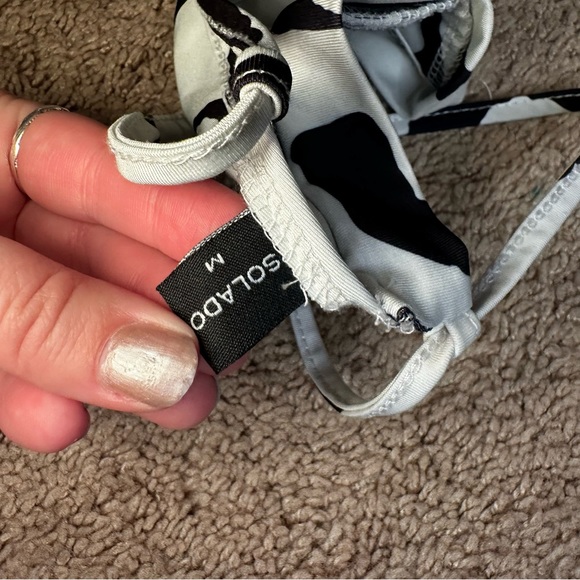 LIKE NEW Zebra Lace-Up Bralette - Picture 5 of 5